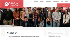 Desktop Screenshot of codefordenver.org