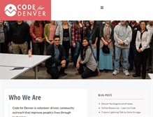 Tablet Screenshot of codefordenver.org